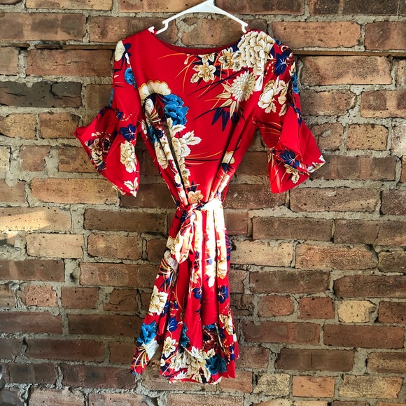 NWT Hello Molly Red Flirty Dress - Picture 5 of 8